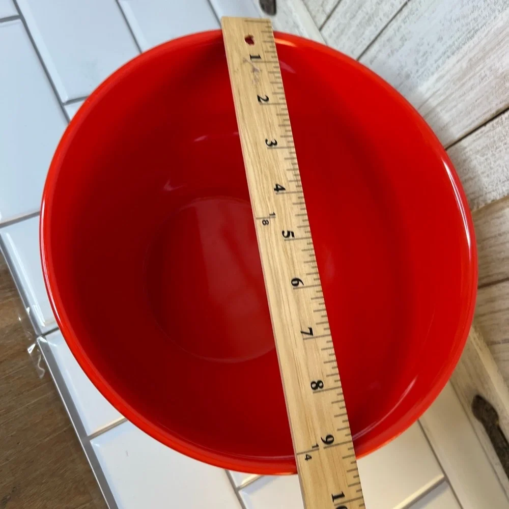 The pioneer women Floral melamine Bowl with Red Interior